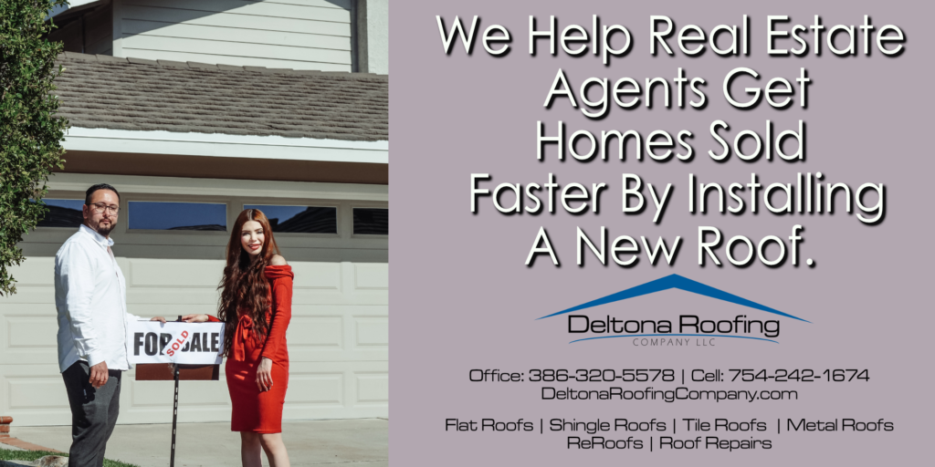 We help real estate agents get homes sold faster by installing a new roof