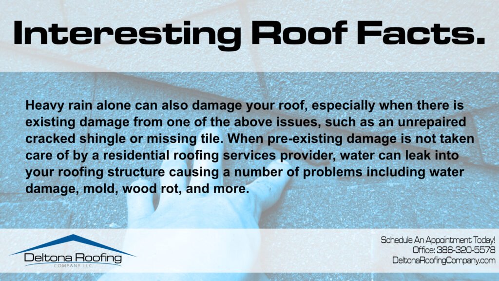 Heavy Rain Roof Damage Facts West Volusia